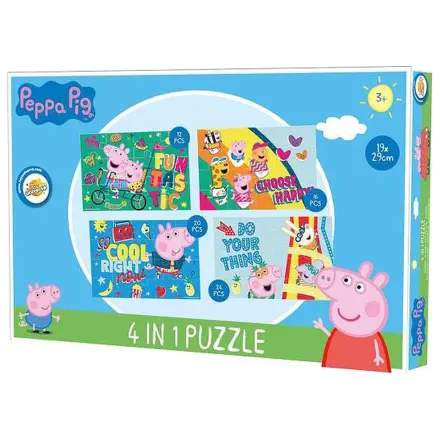 Peppa Pig Fun Puzzle 4-in-1 poza produsului