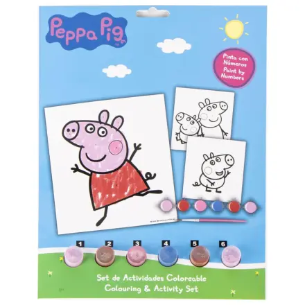 Peppa Pig Fun Set de colorat numerotat poza produsului