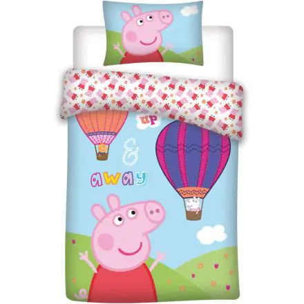 Peppa Pig Set husa pilota pentru copii 100x135cm, 40x60cm poza produsului