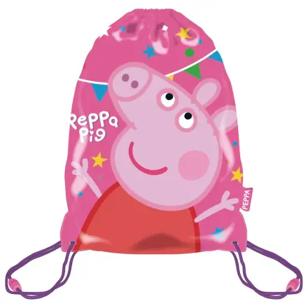 Peppa Pig Party Sport Bag, Drawstring Bag 44 cm poza produsului