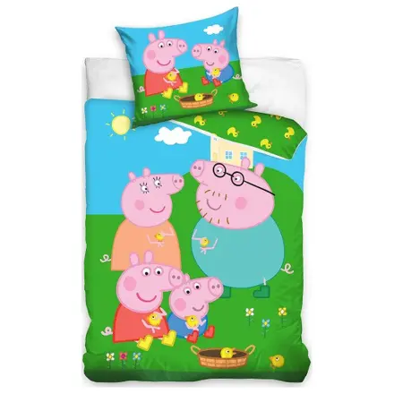 Peppa Pig Piggy Family Husă de plapumă poza produsului