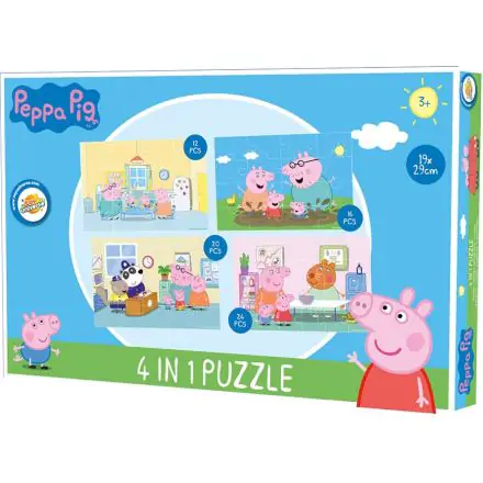 Peppa Pig 4-în-1 Puzzle Jigsaw poza produsului