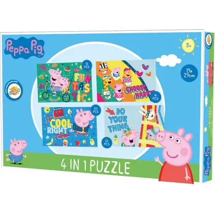 Peppa Pig 4-in-1 Puzzle mozaic poza produsului