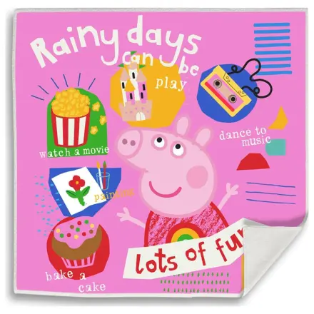 Peppa Pig Rainy Fun Magical prosop de mana prosop de fata, Prosop 30x30cm poza produsului