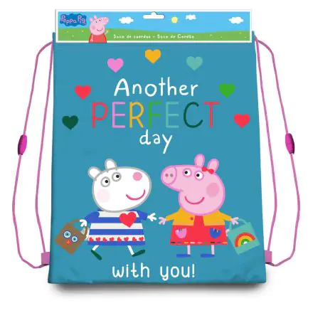 Geanta sport Peppa Pig Drawstring Bag 40 cm poza produsului