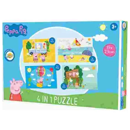 Peppa Pig Summer 4 in 1 Puzzle poza produsului