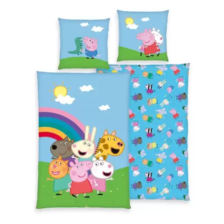 Lenjerie de pat Peppa Pig 135 x 200 cm poza produsului
