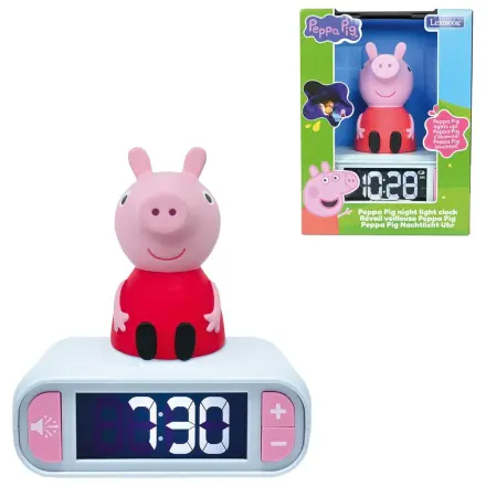 Peppa Pig Ceas desteptator digital cu Lampa de veghe 3D poza produsului