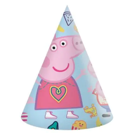 Peppa Pig Messy Play, Peppa Pig Party Hats, 6 buc poza produsului