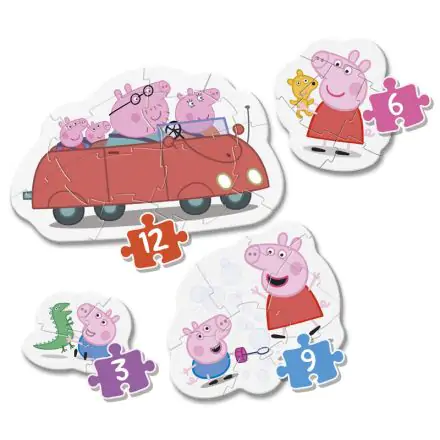 Peppa Pig Primul meu puzzle 3-6-9-12 piese termékfotója