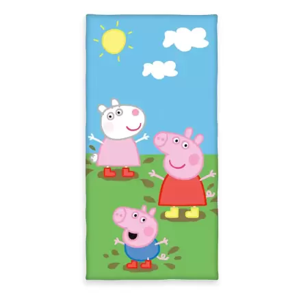Prosop Velour Peppa Pig 75 x 150 cm poza produsului