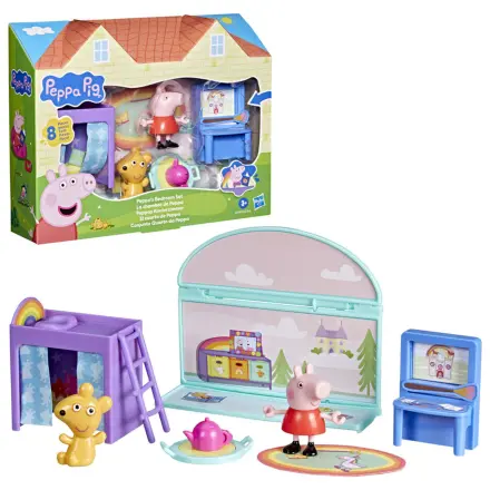 Peppa Pigs Bedroom set playset poza produsului