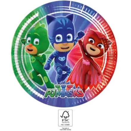 PJ Masks Farfurii de Hartie 8 bucati 23 cm FSC poza produsului