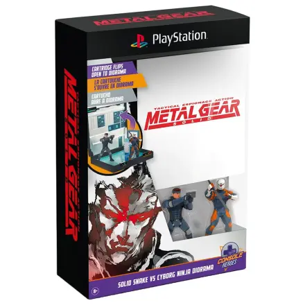 PlayStation Metal Gear Solid Solid Snake Vs Cyborg Ninja Diorama - Diorama poza produsului