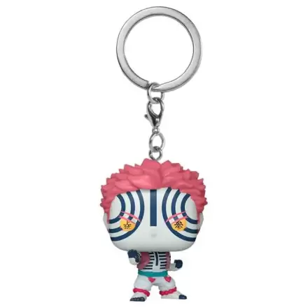 Breloc Pocket Funko POP Demon Slayer Kimetsu no Yaiba Akaza poza produsului