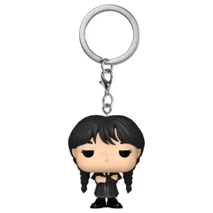Pocket Funko POP Breloc Miercuri - Wednesday Addams poza produsului