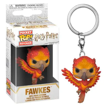 Harry Potter Pocket POP! Breloc de vinil Fawkes 4 cm poza produsului