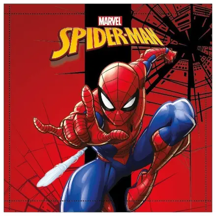 Prosop de mana Spider-Man City Swing, laveta pentru fata, prosop 30x30cm poza produsului