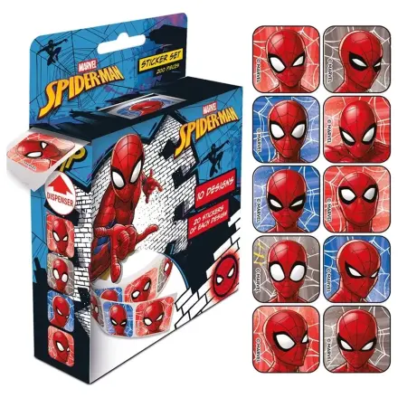 Spider-Man Faces 200 bucăți Set de autocolante poza produsului