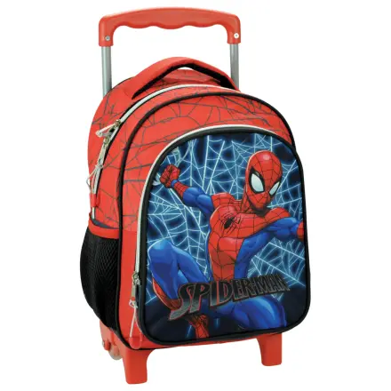 Spider-Man Rucsac prescolar cu cadru si roti, geanta 30 cm poza produsului
