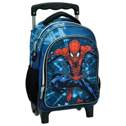 Rucsac pentru grădiniță pe roți Spider-Man Neon Web, geantă 30 cm poza produsului