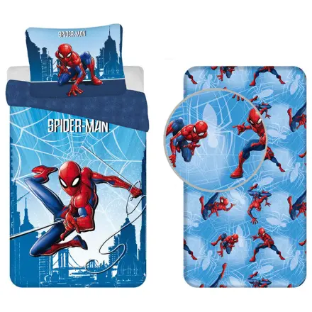 Spider-Man Skyline Husa de pilota si set de cearsafuri montate poza produsului