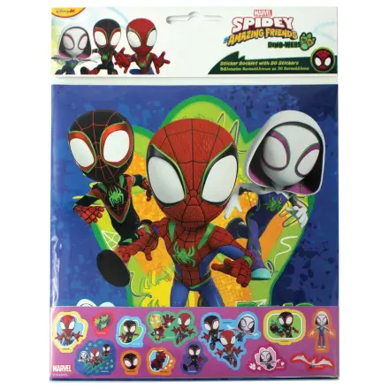 Spider-Man Spidey Dino-Webs album de stickere cu 50 de stickere poza produsului