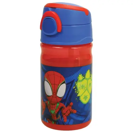 Spider-Man Spidey Dino Webs Sticla de plastic cu pai si agatatoare 350 ml poza produsului