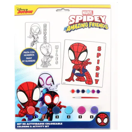 Spider-Man Spidey Friends Numeroase Set de colorat poza produsului
