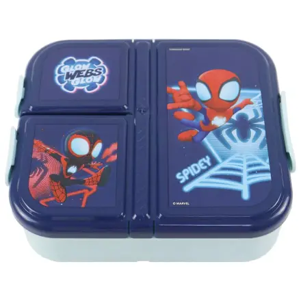 Spider-Man Spidey Glow cutie de pranz cu multiple compartimente, cutie pentru sandvici poza produsului
