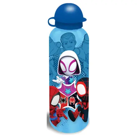 Spider-Man Tiny Hero Sticla de apa din aluminiu cu capac cu pai 500 ml poza produsului