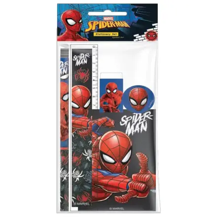 Spider-Man Web Head Set de papetarie 5 bucati poza produsului