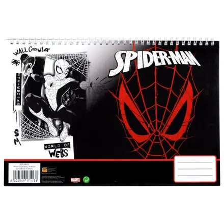 Spider-Man World of Webs A/4 Spiral Sketchbook, 30 coli poza produsului