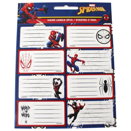 Spider-Man World of Webs eticheta pentru notebook 16 bucati poza produsului