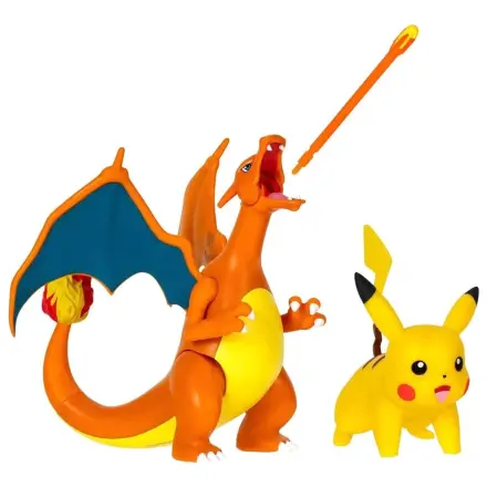 Pokémon Figura Pachet 2 bucati Charizard 11 cm & Pikachu 5 cm poza produsului