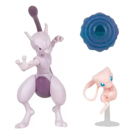 Pachet de 2 figurine Pokémon Mewtwo 10 cm & Mew 5 cm poza produsului