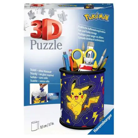 Pokémon 3D Puzzle Suport pentru creioane (54 piese) poza produsului