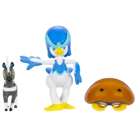Pokémon Battle Figure set 3 piese Blitzle, Kabuto si Quaxwell poza produsului