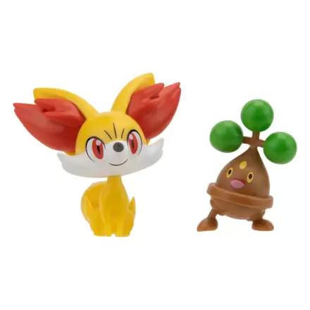 Set Figurine de Luptă Pokémon First Partner Set Set de 2 Figurine Fennekin, Bonsly 5 cm poza produsului