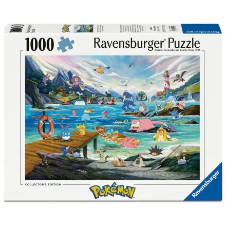 Pokemon Breakout 3 Vaporeon and the Warm Sea puzzle 1000 piese poza produsului