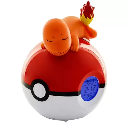 Ceas deșteptător Pokémon Pokeball cu lumină Charmander 18 cm poza produsului