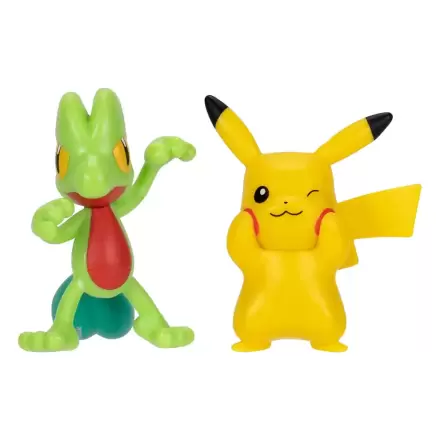 Pokémon Set Figurine de Lupta Primii Parteneri Figura Pachet de 2 Trei copaci & Pikachu #8 poza produsului