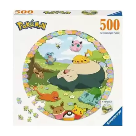 Puzzle rotund Pokémon Floral (500 piese) termékfotója