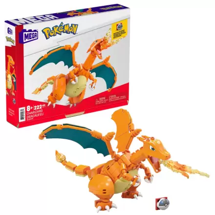 Pokémon Mega Construx Wonder Builders Set de construcție Charizard 10 cm termékfotója