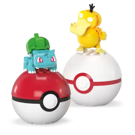 Pokémon MEGA Set de construcție Colecția Poké Ball: Bulbasaur & Psyduck termékfotója