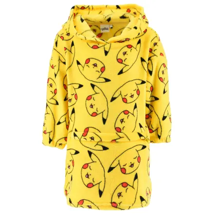 Pokemon Pika Pătură Puf Moale de Fleece tip Poncho Purtător 8 Ani / 128 cm poza produsului