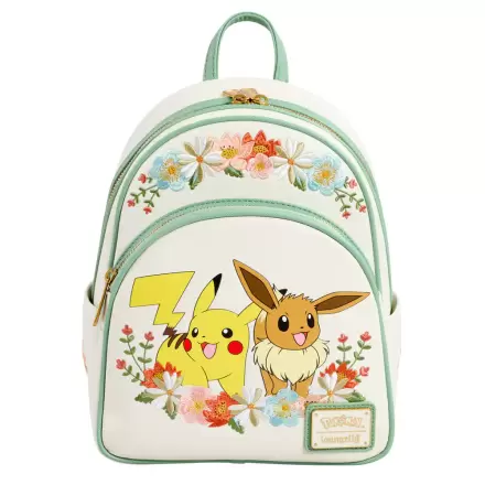 Rucsac Pokemon Pikachu & Eevee Floral poza produsului