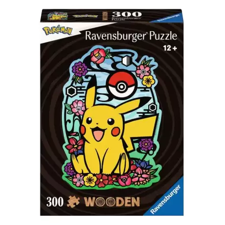 Pokémon PUZZLE din LEMN Jigsaw Pikachu (300 de piese) termékfotója