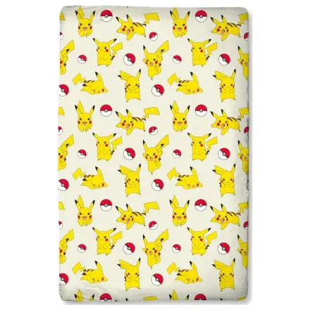 Pokémon Pikachu cearșaf cu elastic 90 x 200 poza produsului