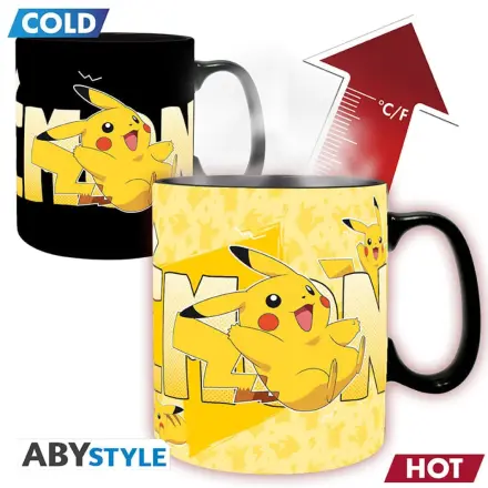 Pokemon Pikachu Cana care isi schimba culoarea la caldura poza produsului